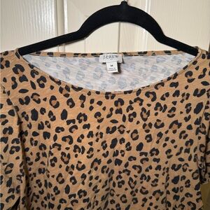 JCrew Leopard Print top